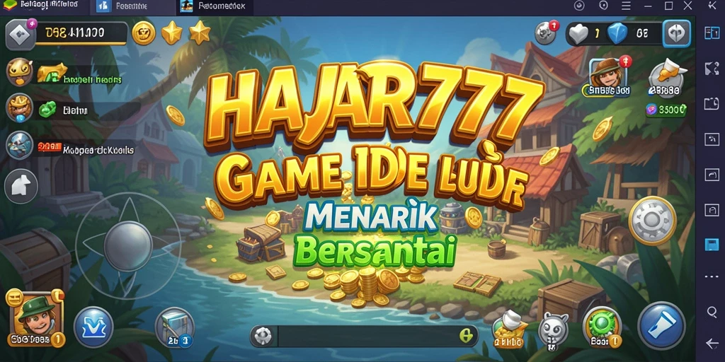 Tampilan gameplay Idle yang menarik dan menawan dari HAJAR777.