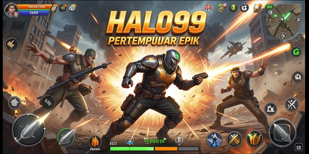 Gameplay HALO99 yang seru dan mendebarkan dengan aksi nonstop.