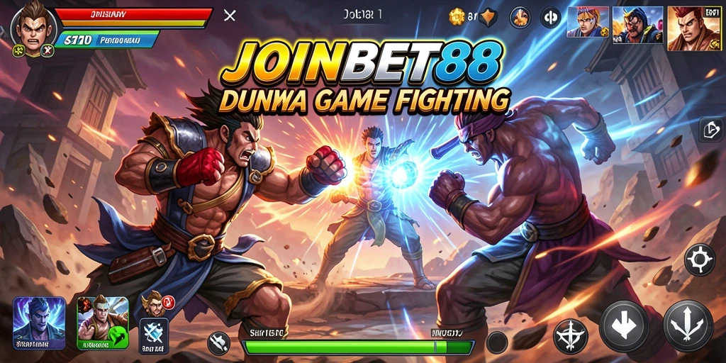 Gameplay pertarungan yang dinamis dan seru di JOINBET88.