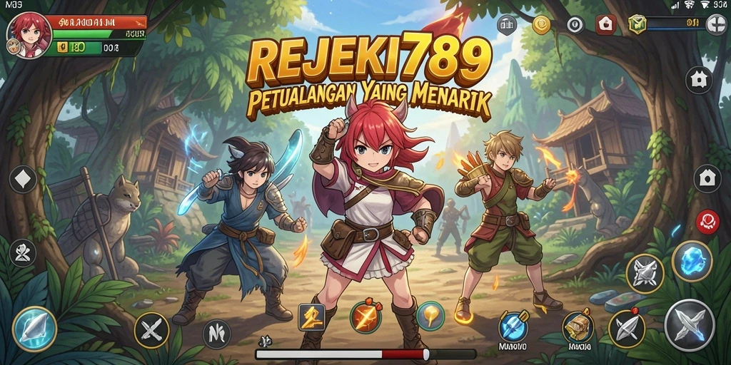 Screenshot Gameplay REJEKI789 menampilkan aksi seru dalam dunia Anime.