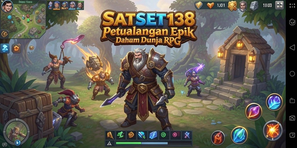 Tampilan utama SATSET138 dengan pertarungan yang mendebarkan di dunia fantasi.